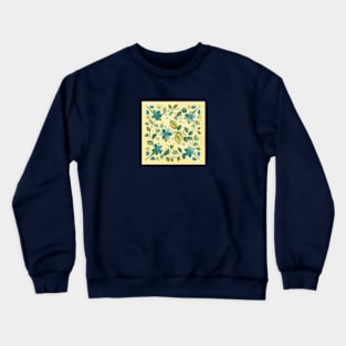 Golden Bloom Elegance Crewneck Sweatshirt